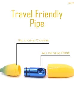 RICPIND BananaCraft Silicone Aluminum Pipe