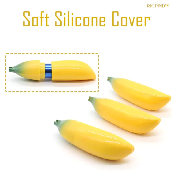 RICPIND BananaCraft Silicone Aluminum Pipe