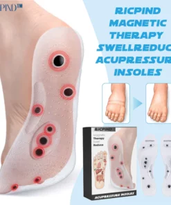 Ricpind MagneticTherapy SwellReduce Acupressure Insoles