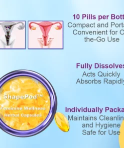 ShapePod™ Itch Relief Body Toning Feminine Wellness Herbal Capsules