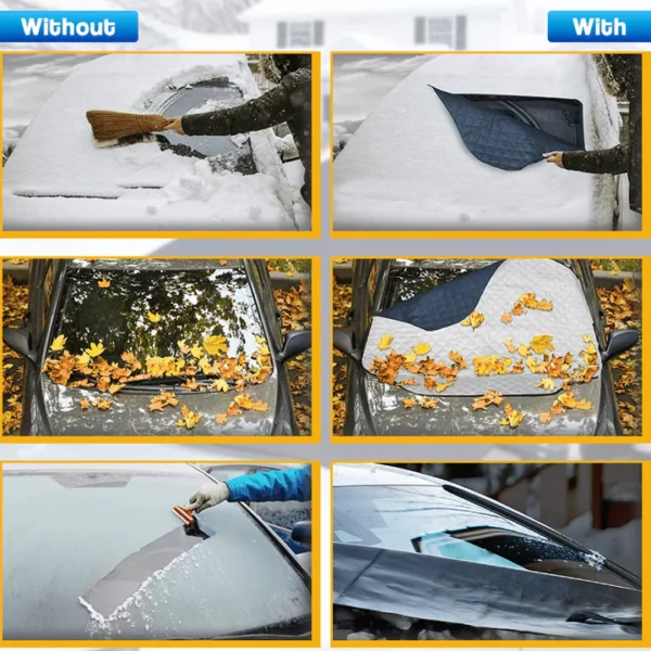 Snow Off Car Windshield Protective Cover