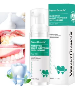 Vibrant Glamour™ Probiotics Bright Whitening Teeth Mousse