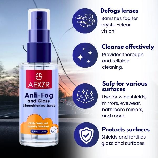 Anti Fog For Car Windshield 120ml Winter Long Lasting Prevents