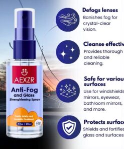 AEXZR™ Anti-Fog & Glass Strengthening Spray