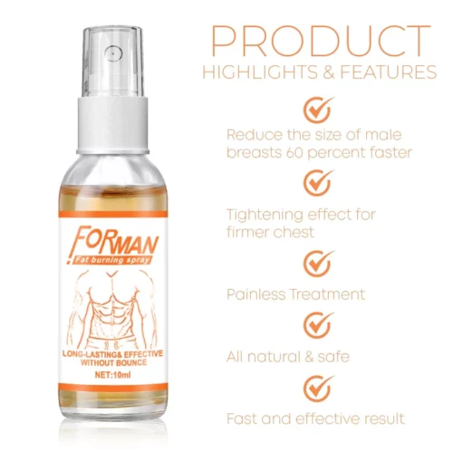 FORMAN Gynecomastia FatBurning Spray