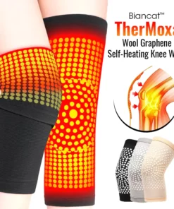 Seurico™ TherMoxa Wool Graphene Self-Heating Knee Wrap