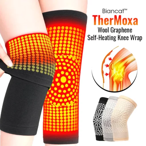 Seurico™ TherMoxa Wool Graphene Self-Heating Knee Wrap