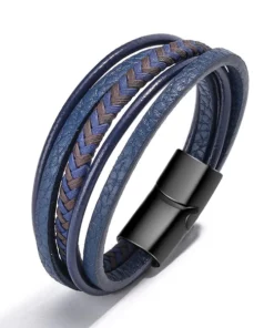 Trendy Genuine Leather Bracelets