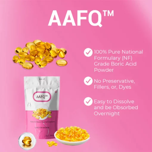 AAFQ® Instant Itch Relief & Natural Detox & Firming Repair & Pink and Tender Natural Capsules