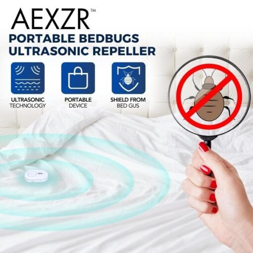 AEXZR™ Portable Bedbugs Ultrasonic Repeller