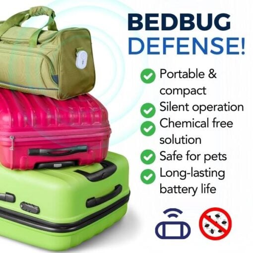 AEXZR™ Portable Bedbugs Ultrasonic Repeller