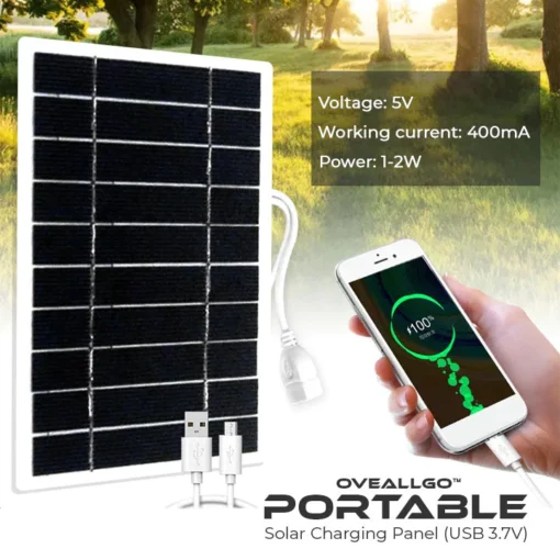 Fivfivgo™ Tragbares Solarladepanel