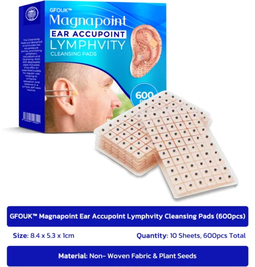 GFOUK™ Magnapoint Ear Accupoint Lymphvity Cleansing Pads - Image 7