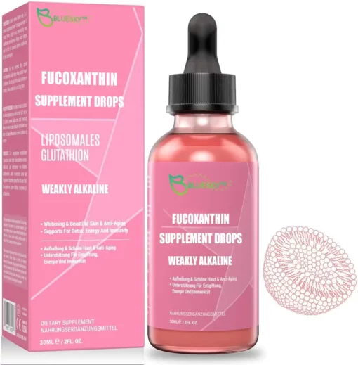 Morning Light Fucoxanthin Skin Firming Accelerating Fat Burning Supplement Drops - Image 7