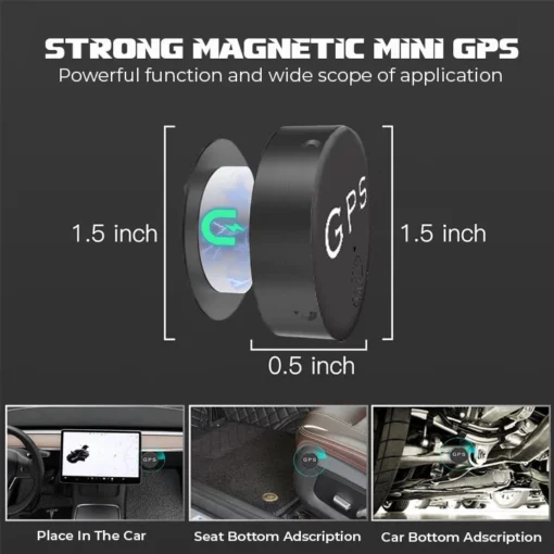 Oveallgo™ EasyFind Mini localizador GPS magnético - Image 5