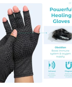 RICPIND NerveRelief Carpal Tunnel Anti-Arthritis Compression Fingerless Gloves