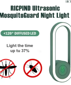 RICPIND Ultrasonic MosquitoGuard Night Light