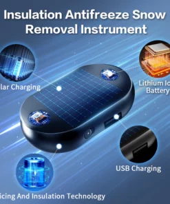 Removal™ Solar Electromagnetic Molecular Interference Freeze and Snow Remover - Rechargeable