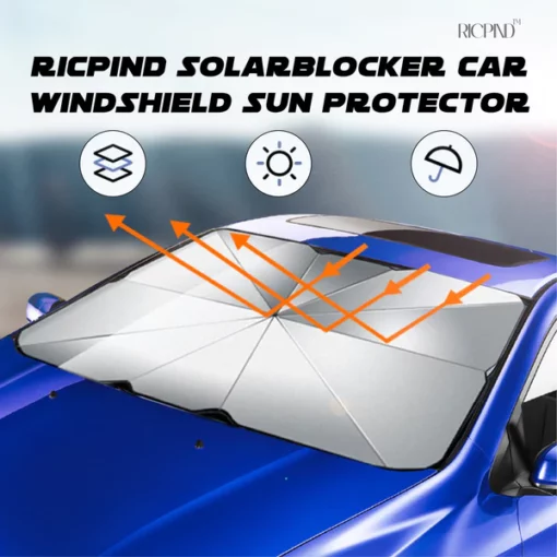 Ricpind Solar Blocker Windshield Umbrella - Image 6