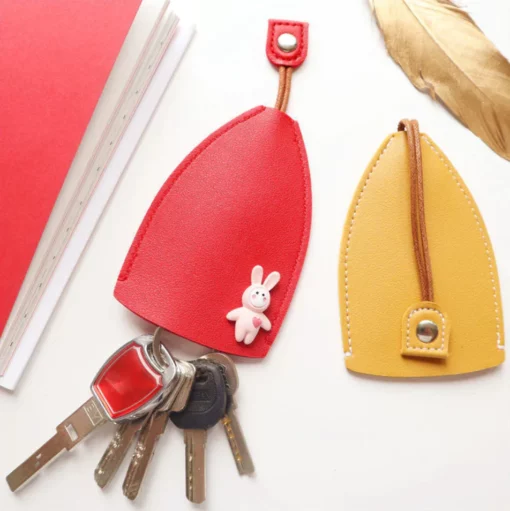 flysmus™ Pretty PU Leather Keychain Bag - Image 4