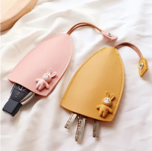 flysmus™ Pretty PU Leather Keychain Bag - Image 5