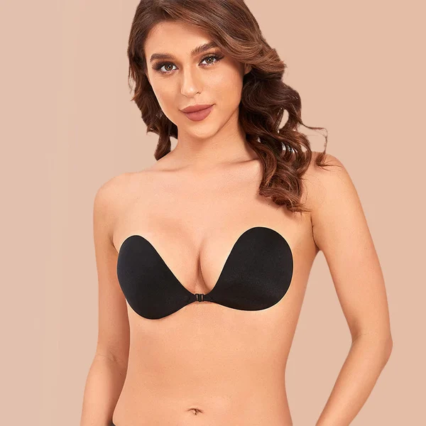 Adhesive Bra Invisible Sticky Strapless Push Up Backless Reusable