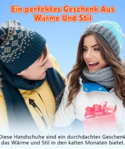 Biancat™ Damen Winter Wolle-gefütterte Warme Wildlederhandschuhe