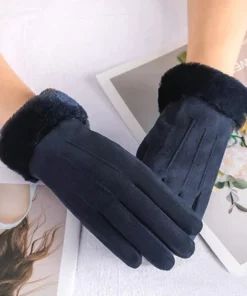 Biancat™ Damen Winter Wolle-gefütterte Warme Wildlederhandschuhe