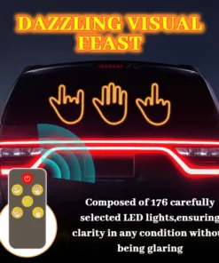 Ceoerty™ LED Car Gesture Light - Middle Finger Light