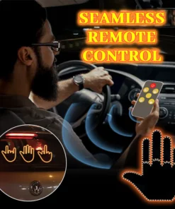 Ceoerty™ LED Car Gesture Light - Middle Finger Light