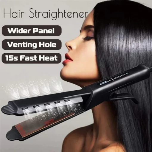 FLAT IRON HAIR STRAIGHTENER PROFESSIONAL HAIR STRAIGHTENING IRON