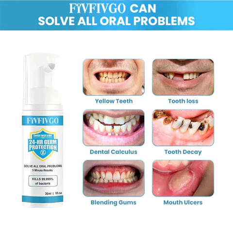 Fivfivgo™ Herbal Brightening Oral Repair Foam
