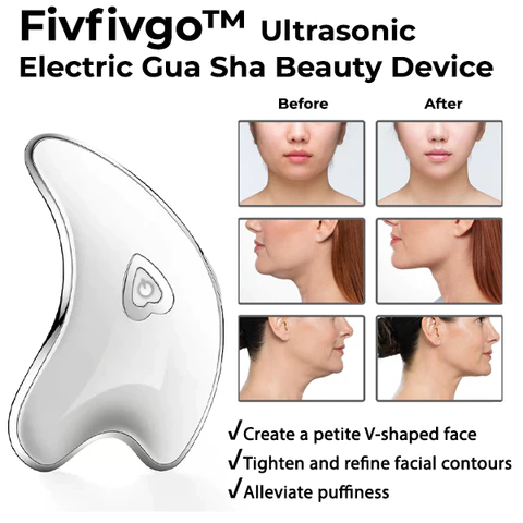 Fivfivgo™ Ultrasonic Electric Gua Sha Beauty Device