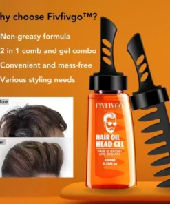 Fivfivgo™ Hair Styling Comb with Gel