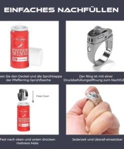 Fivfivgo™ Pfefferspray Überlebensring