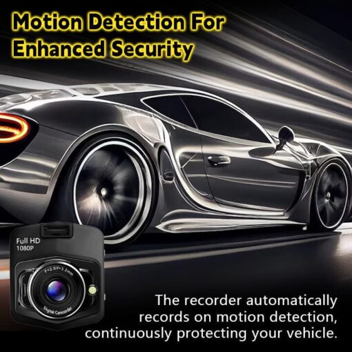 Lamicry™ Shield Auto DVR Kamera - Full HD 1080P Digital Camcorder