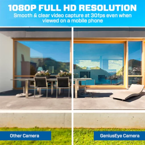 GeniusEye 1080p HD Wireless Magnetic Hidden Security Camera