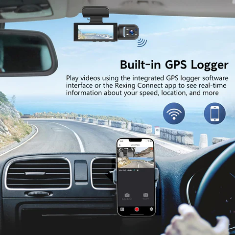 Lyseemin™ Triple Lens 170° Wide Angle Coverage Car Camera