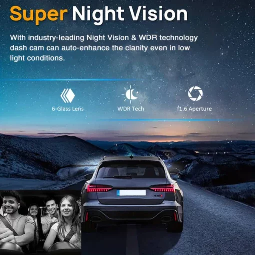 Lyseemin™ Triple Lens 170° Wide Angle Coverage Car Camera