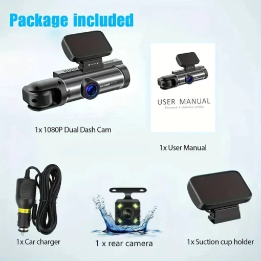 Lyseemin™ Triple Lens 170° Wide Angle Coverage Car Camera