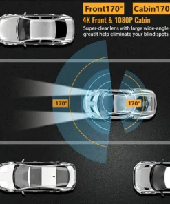 Lyseemin™ Triple Lens 170° Wide Angle Coverage Car Camera