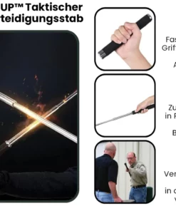 NOWORDUP™ Selbstverteidigung Taktischer Stab