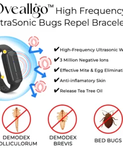 Oveallgo™ High Frequency UltraSonic Bugs Repel Bracelet