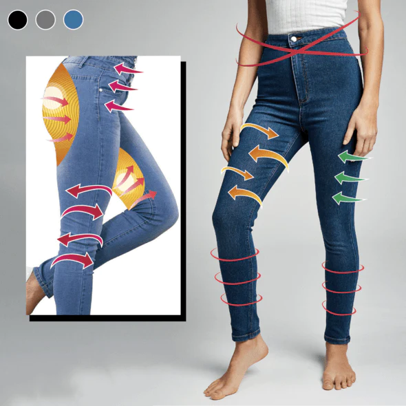 Thermal fleece denim jeggings sales uk