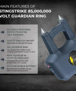 Oveallgo™ StingStrike 85,000,000 Volt Guardian Ring