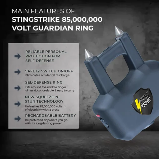 Oveallgo™ StingStrike 85,000,000 Volt Guardian Ring