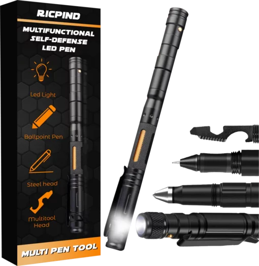 RICPIND Multifunctional Self-Defense LED Pen