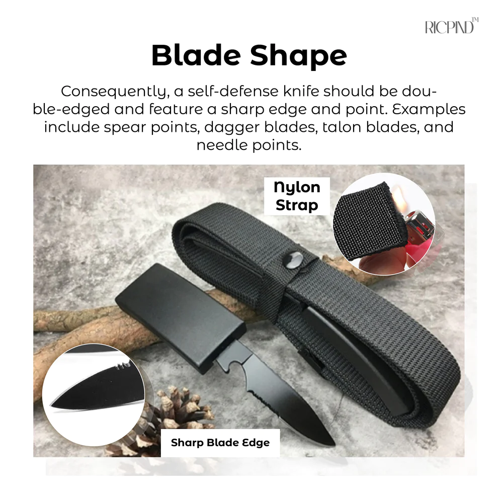 Belt clearance hidden knife