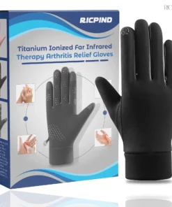 RICPIND Titanium Ionized Far Infrared Therapy ArthritisRelief Gloves