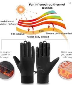 RICPIND Titanium Ionized Far Infrared Therapy ArthritisRelief Gloves